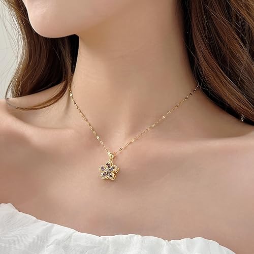 Artemisia - Collana con fiore rotante