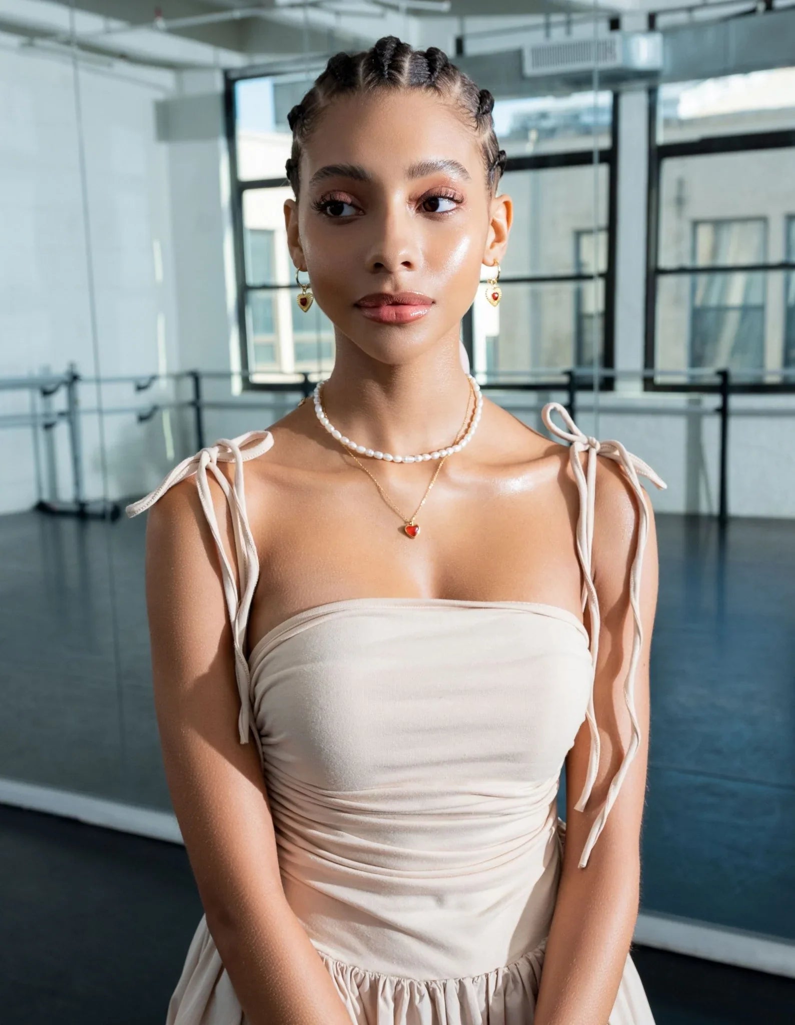 Artemisia™ Collana con cuore in corniola